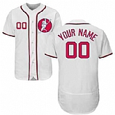 Nationals White Customized Flexbase New Design Jersey,baseball caps,new era cap wholesale,wholesale hats